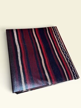 Vintage Magic Carpet Scrapbook Photo Album 3 Ring Binder US Turkish Southwest